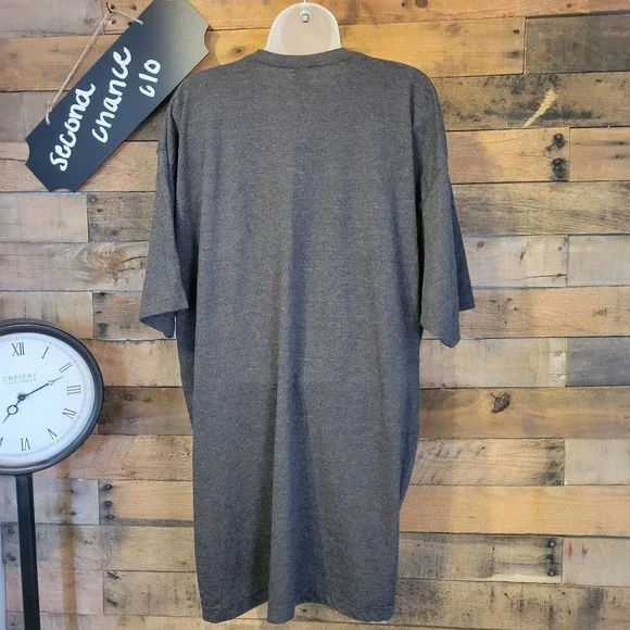 SALE-Tultex women's dark gray love and joy themed short sleeve shirt size xxl - Picture 7 of 8